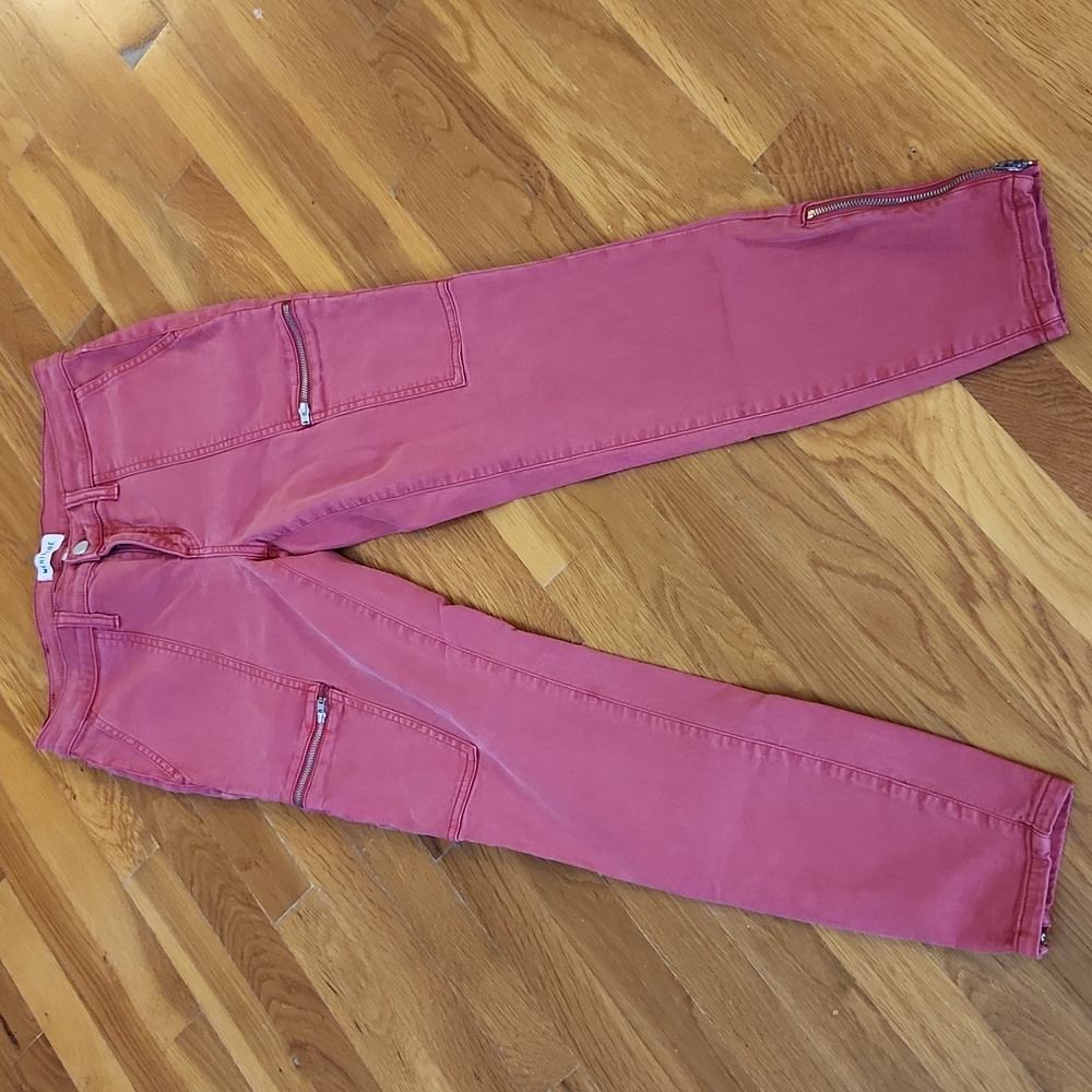 Meritage Faded Red Cargo Skinny Jeans